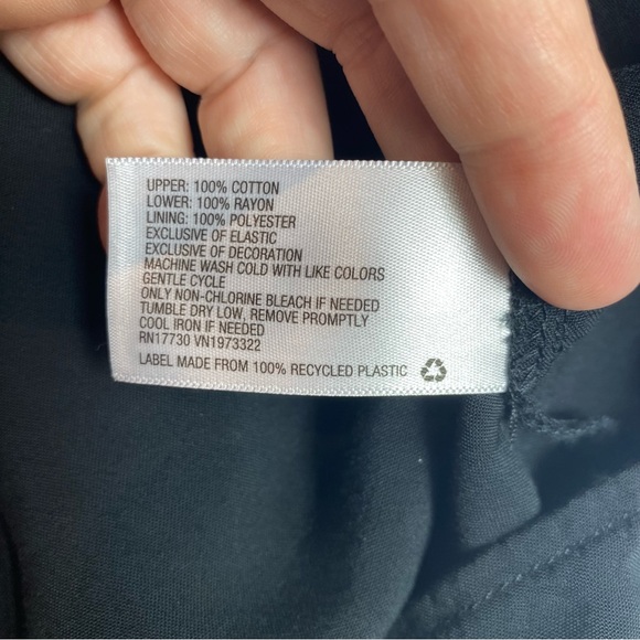 Wild Fable Dress Black Bodice Embroidery Pockets Flowy Whimsigoth Boho Sz XXL - Picture 5 of 10